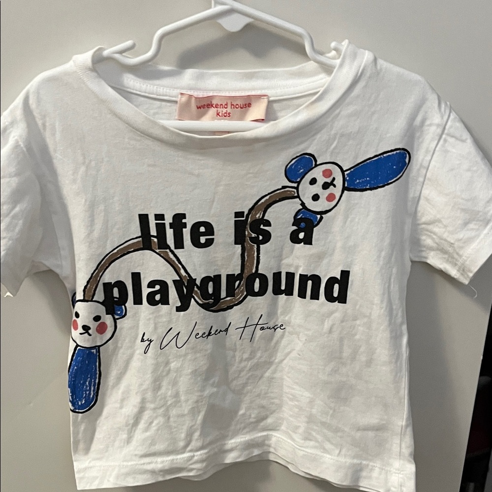 White Graphic Tee